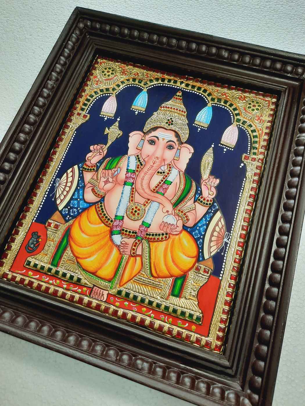 Buy Ganesha Tanjore Painting Online Free Shipping Jline Arts