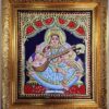 Saraswathi Tanjore Painting