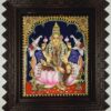 Gajalakshmi Tanjore Painting
