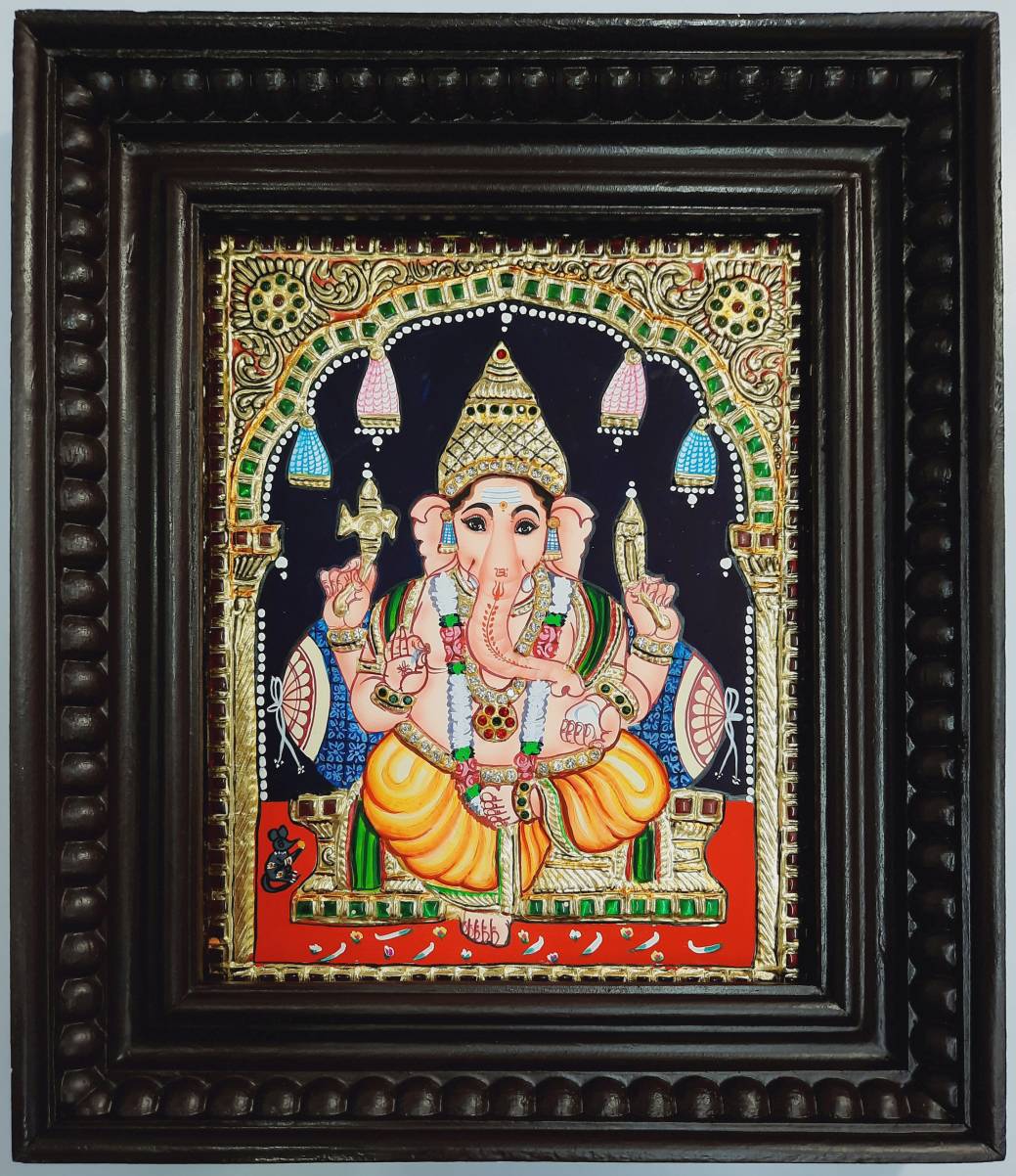 Ganesha Tanjore Painting