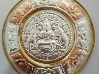 JLine Arts Tanjore art Plate gajalakshmi wall hanging