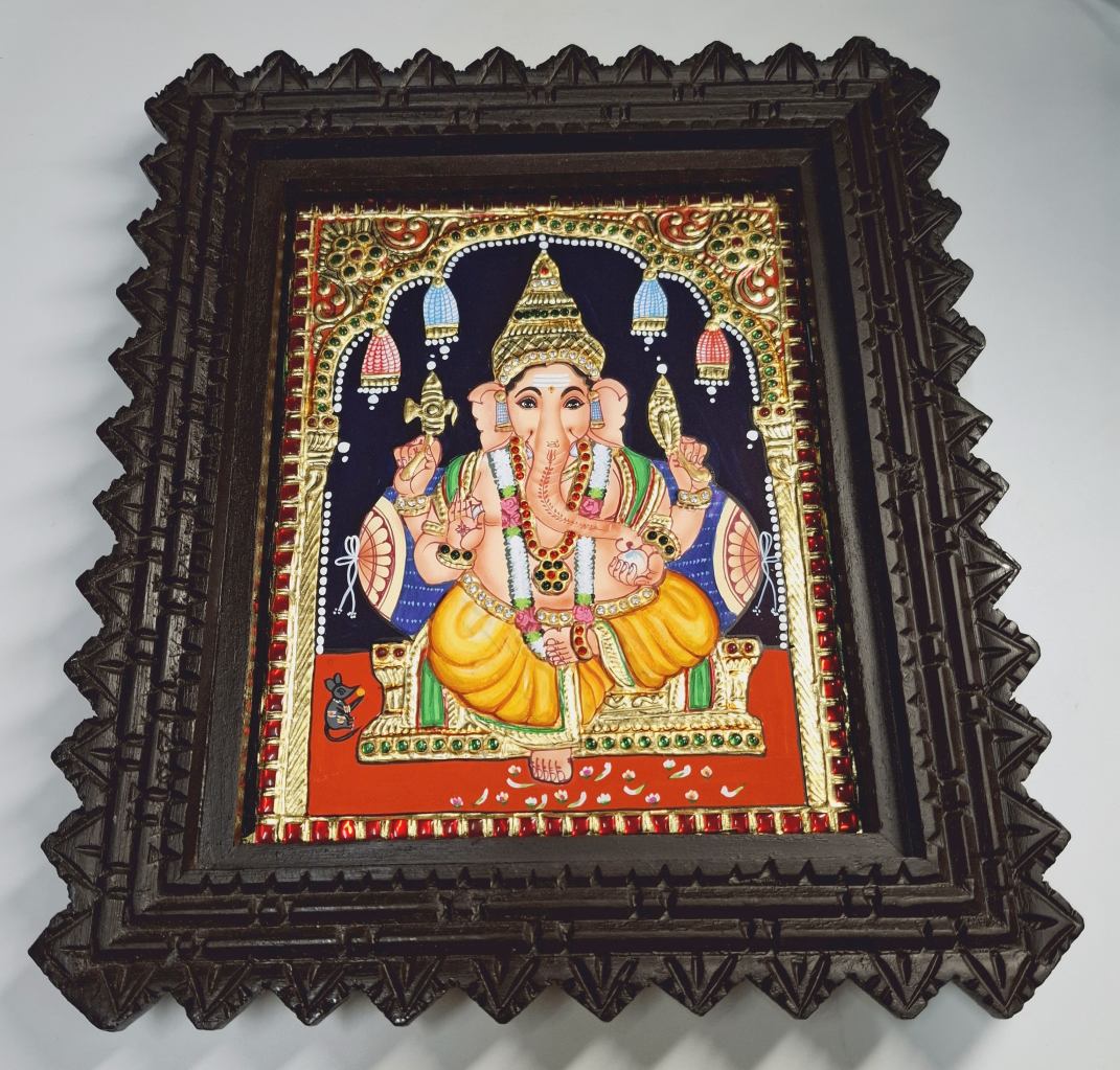Ganesha Tanjore Painting