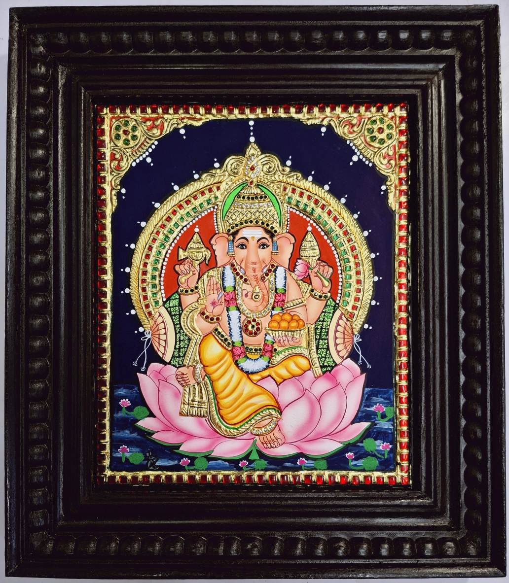 Ganesh Tanjore Painting