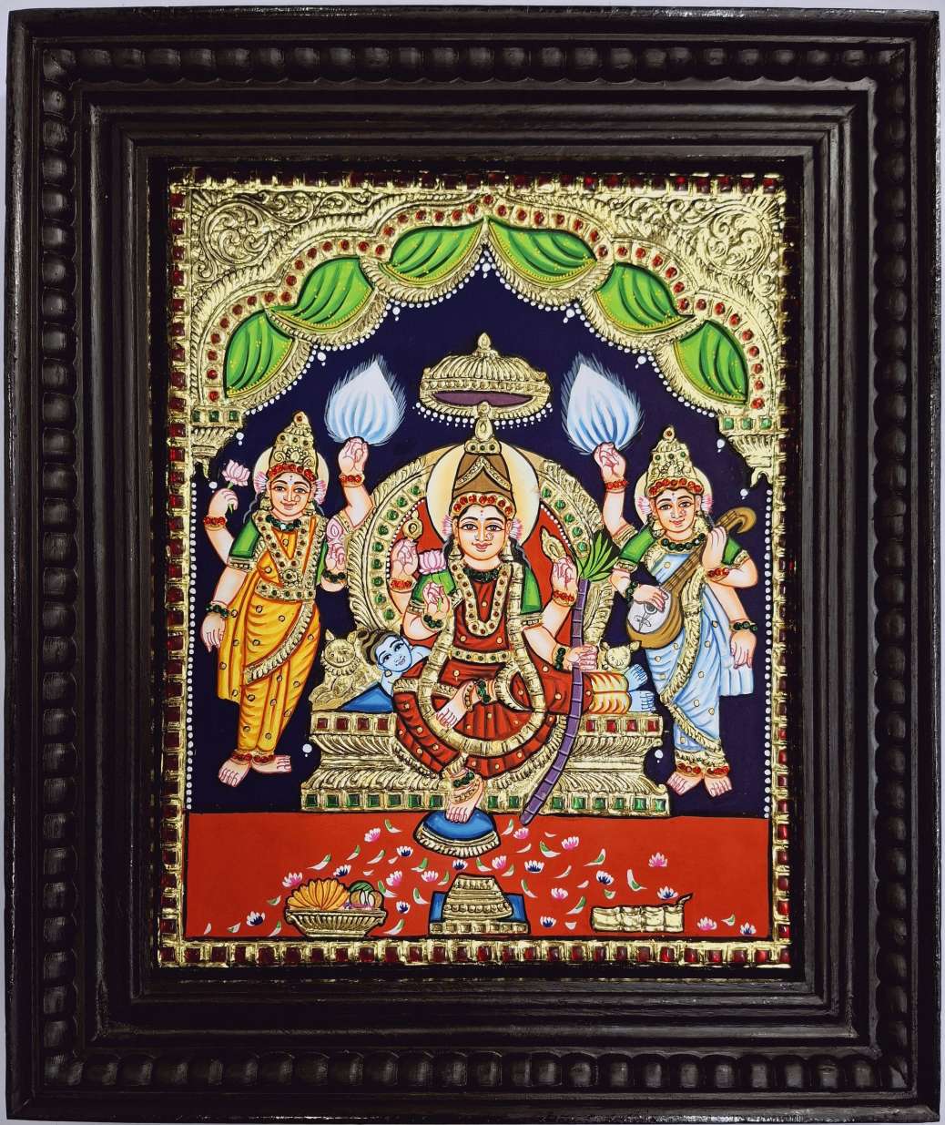 Lalitha Devi Tanjore Painting