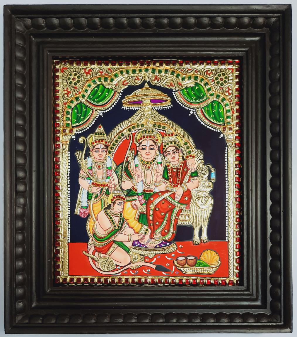 Ram Darbar Tanjore Painting