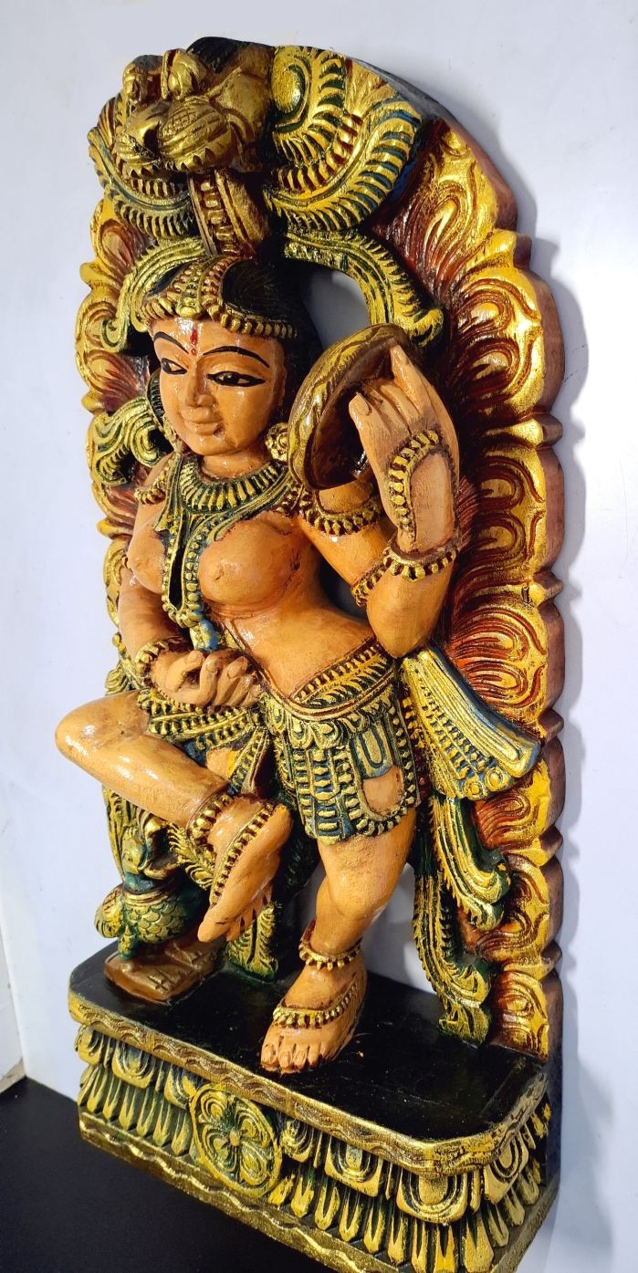 Wooden Ajantha Ellora Statue