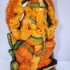 Wooden Ganesha Statue 18 Inch Ganesh Sculpture, Ganapathi Vinayaka Vigneshwara Home Decor, Temple Figurine, Pooja Room, Ready to Ship