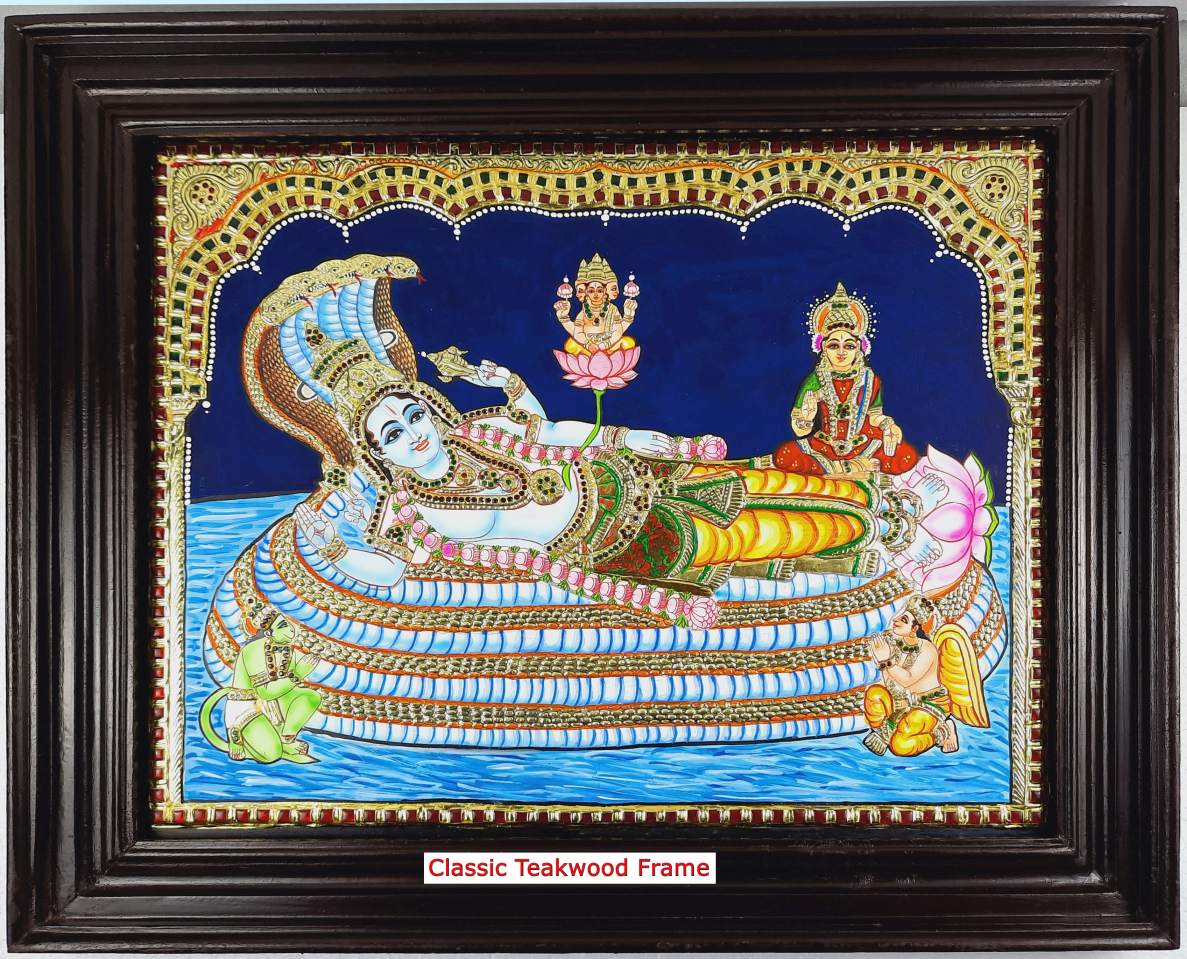 Ranganathar Swamy Tanjore Painting
