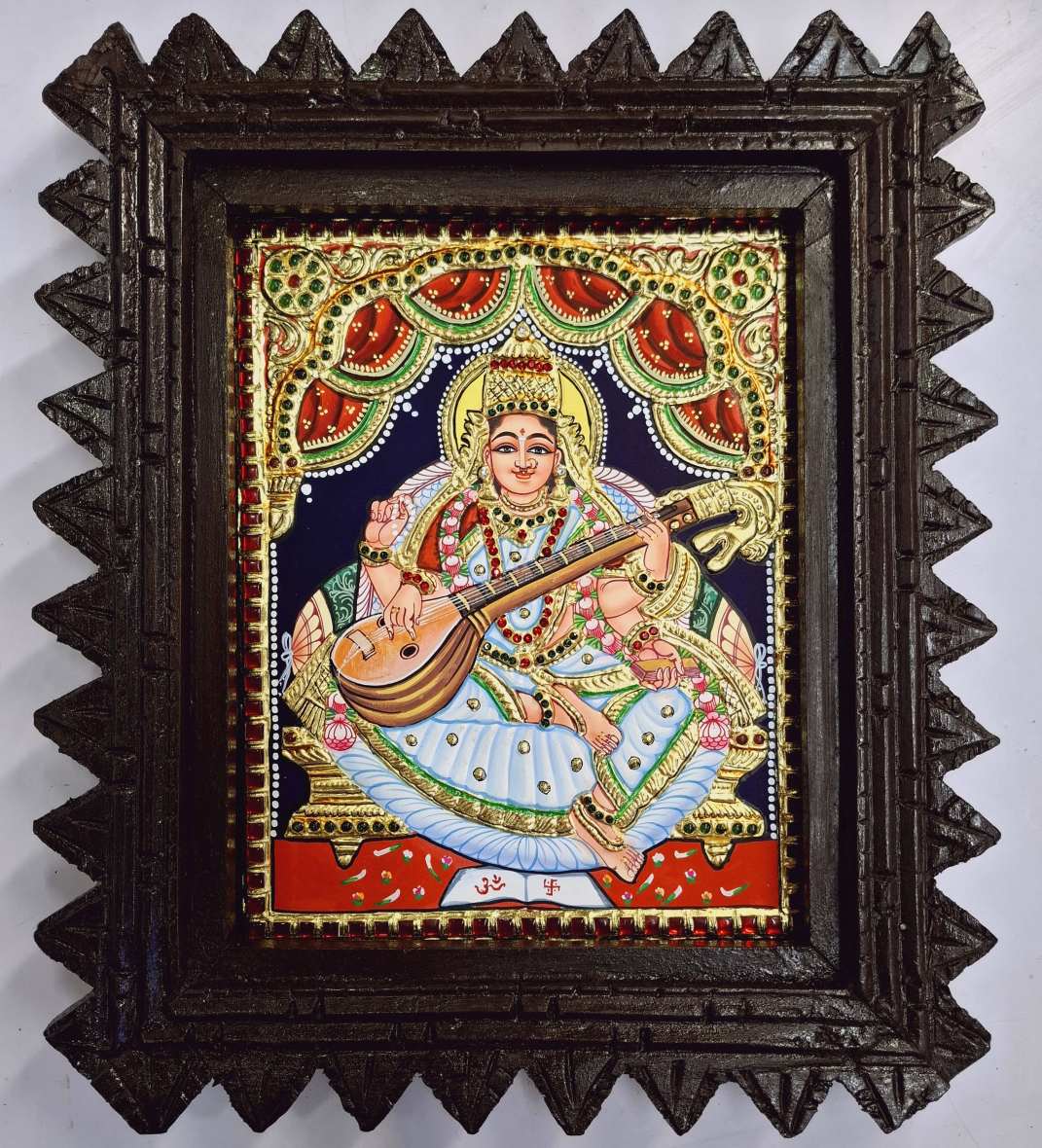 Saraswathi Tanjore Painting