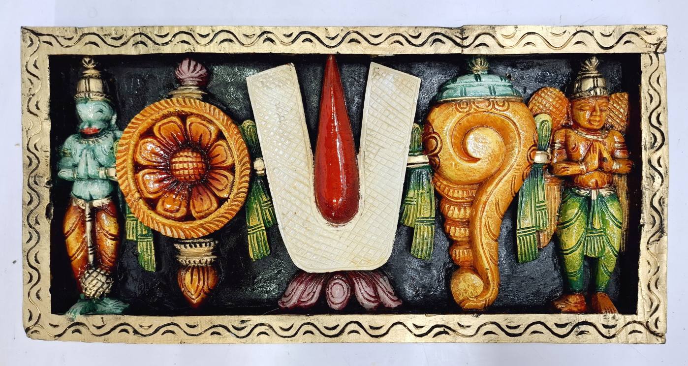 Shanku Chakra Naamam Wall Panel