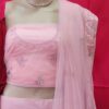 Saradha Lotus Pink Color Lehenga Choli With Zari and Stone works