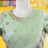 Mathangi Pista Green Color Lehenga Choli With Zari Embroidery Works