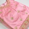 DSC_0398 Mathangi Lotus Rose Color Lehenga Choli With Zari Embroidery Works