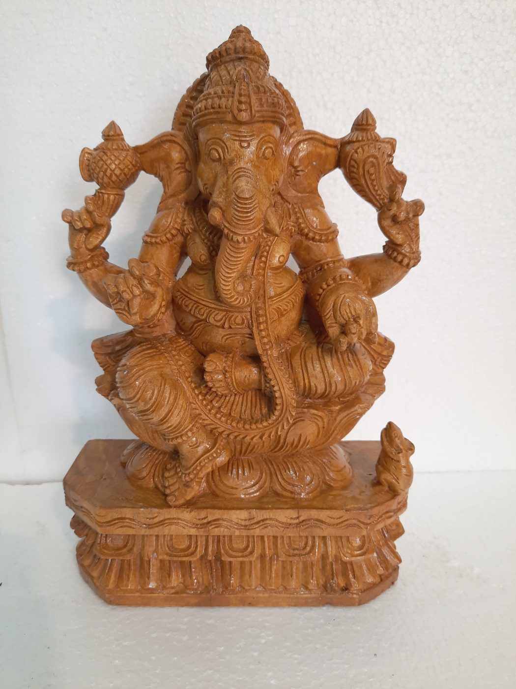 Wood Ganesha idol for Home