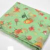 Chiffon Saree Pista Green Color