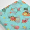 Chiffon Saree Tiffany Blue Color