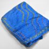 Jaipur Bandhani Saree in Full Blue color with zari border