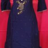 Kurthi in Navy Blue color With Palazzo pant