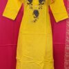 Kurthi in Yellow color With Palazzo pant