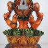 Wood Carved Lakshmi Idol