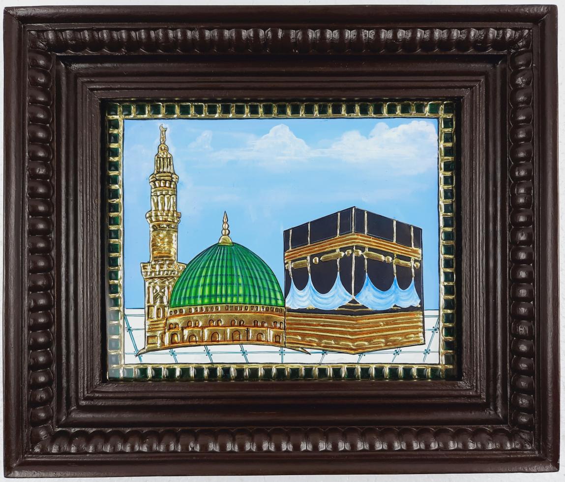 Mecca tanjore painting