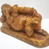 Wooden Ganesha Sculpture