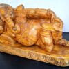 Wooden Ganesha Sculpture