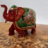 Wooden Hand-painted Elephant