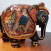 Wooden Hand-painted Elephant