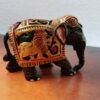 Wooden Hand-painted Elephant - 2.5 Inch Height