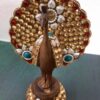 Wooden Peacock