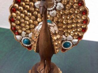 Wooden Peacock