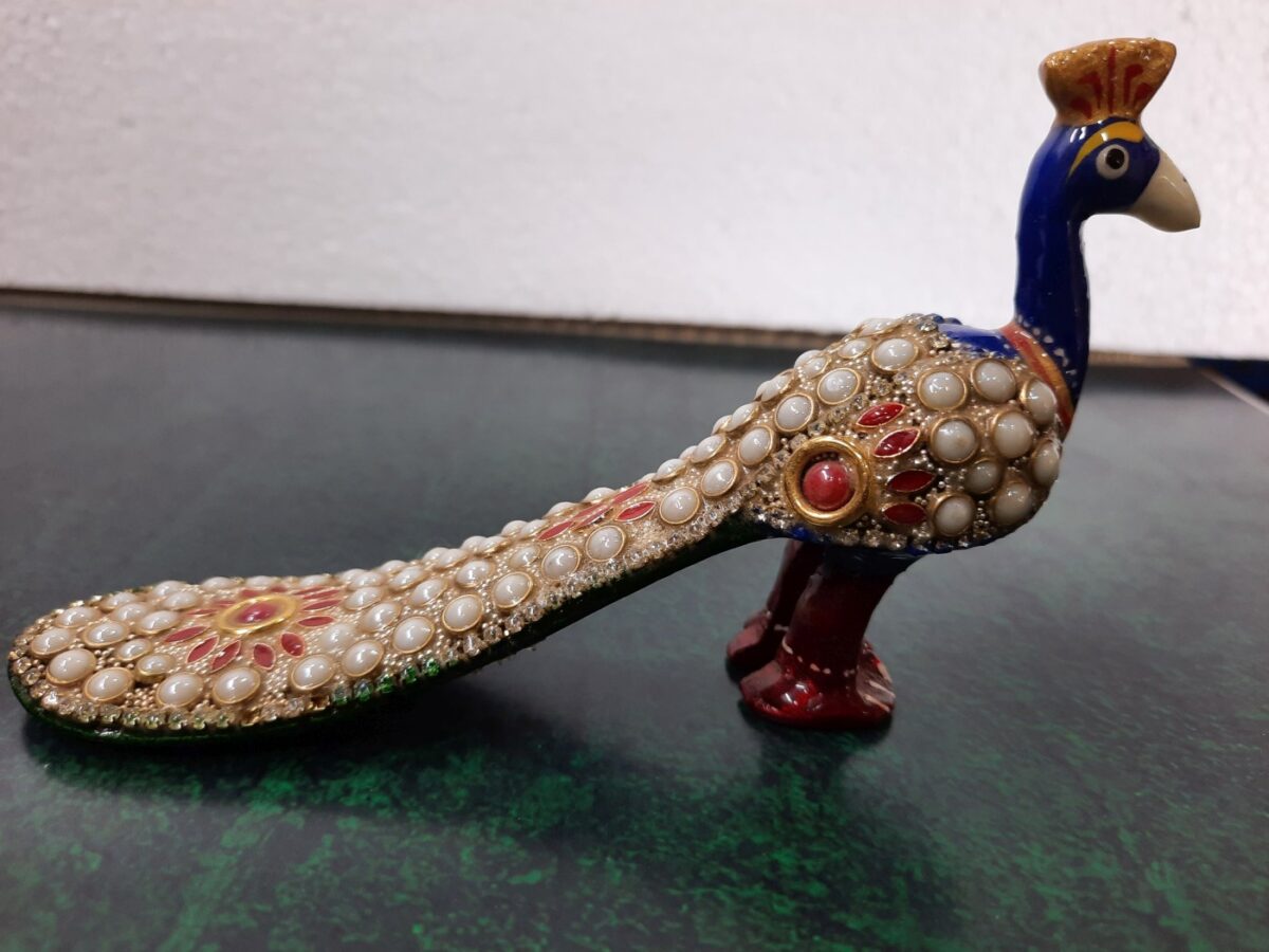 Meenakari Metal Peacock