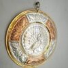 JLine Arts Tanjore art plate peacock wall hanging.