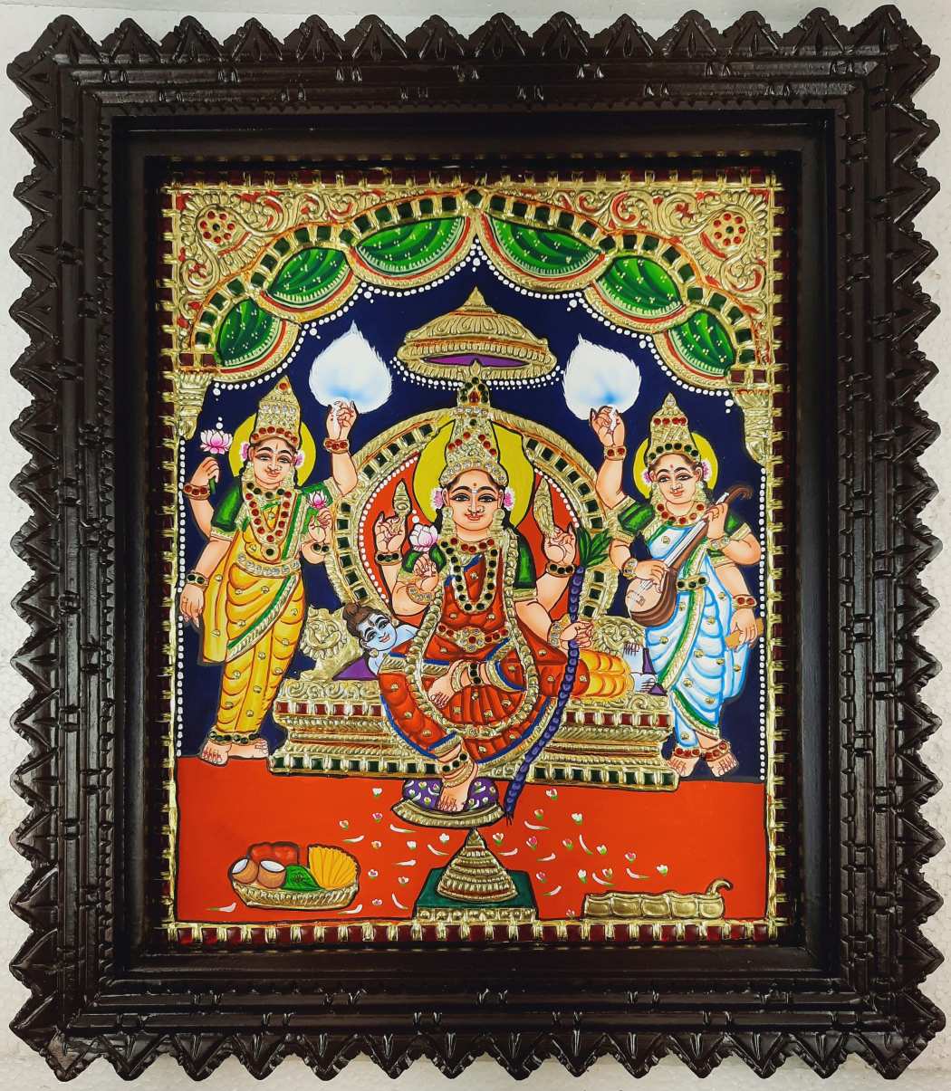 Tanjore Painting Lalitha Devi