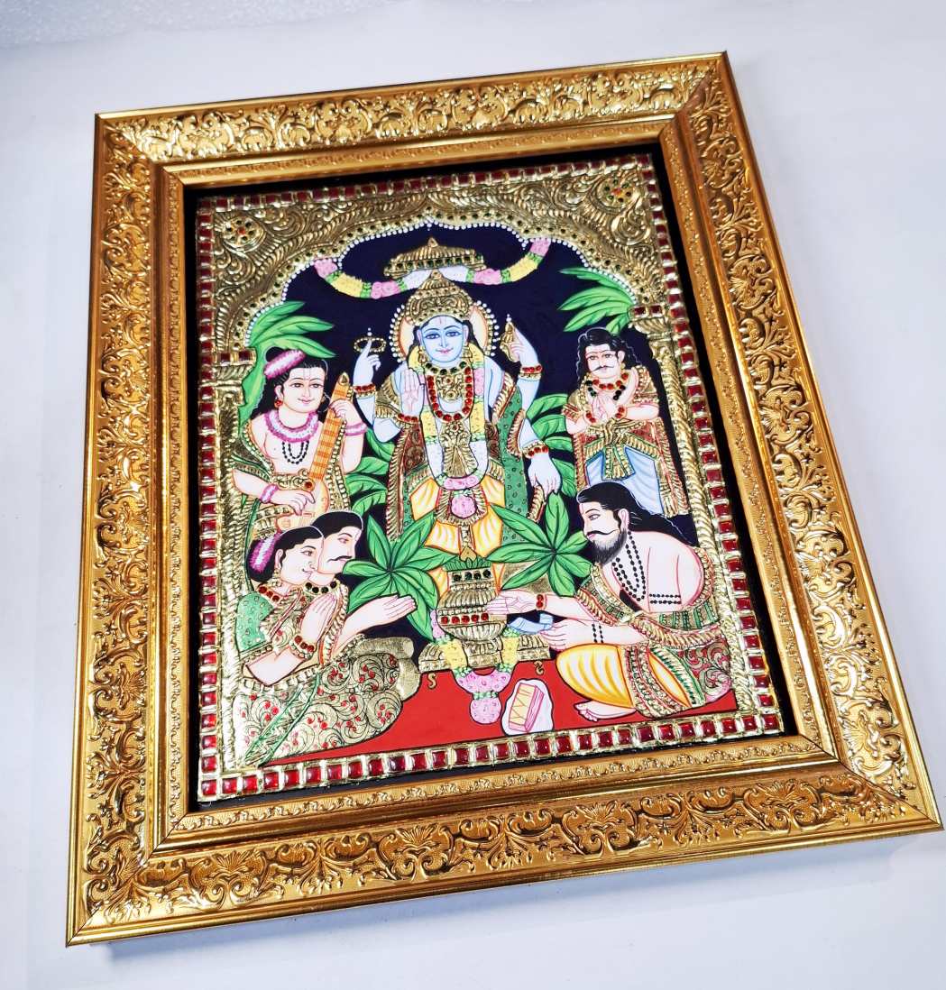 Satyanarayana Tanjore Painting