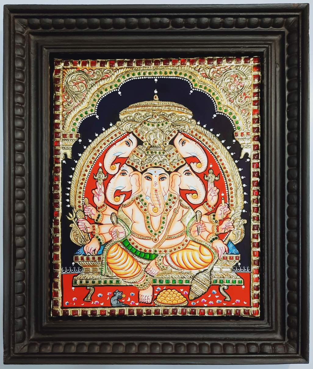 Ganesha Tanjore Painting