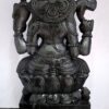 Wooden Ganesha Sculpture