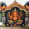 Wooden Wall Panel Ganesha