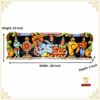 wooden ranganatha vishnu wall panel