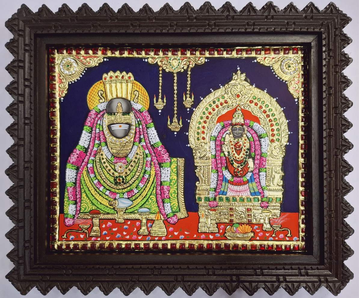 Annamalai Unnamalai Tanjore Painting