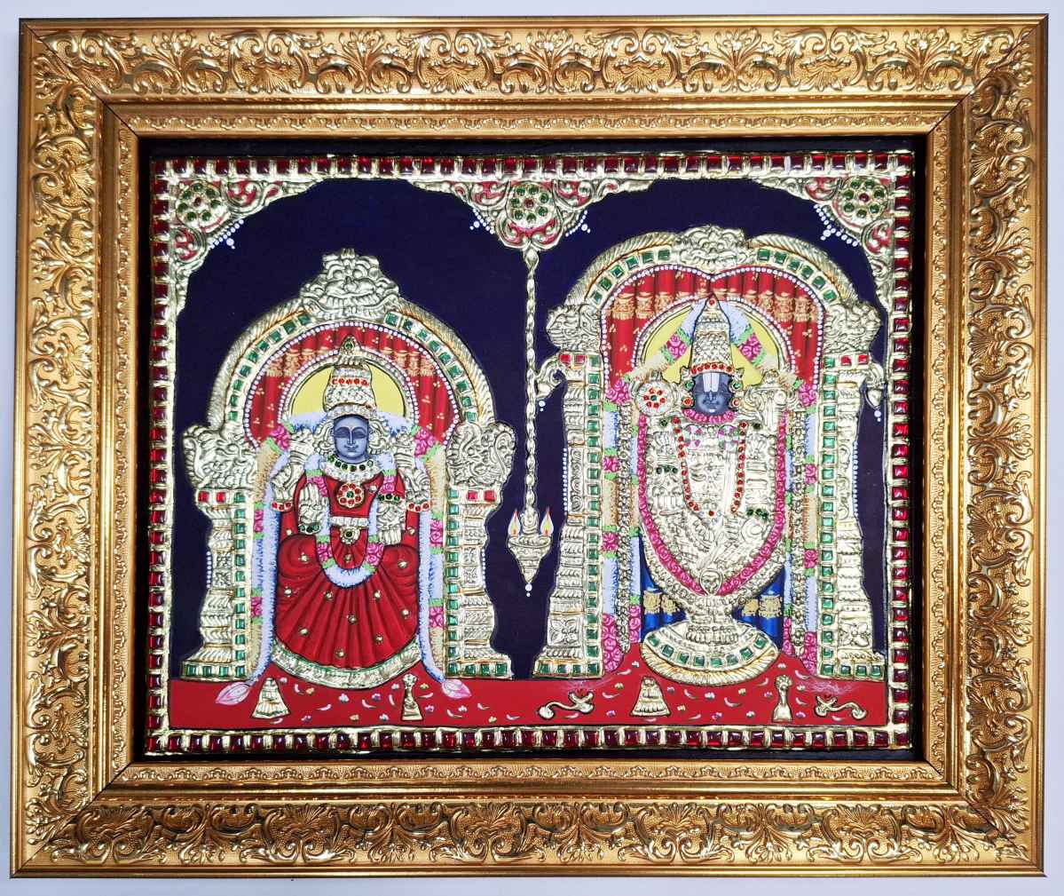 Balaji Padmavathi Tanjore Painting