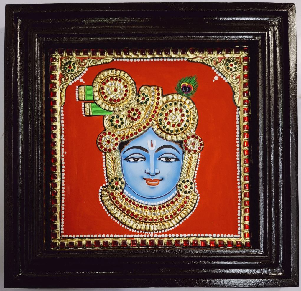 Krishna Tanjore painting