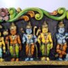 Wooden Vishnu Dashavatara Wall Panel