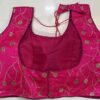 Magenta with Rose Designer Ready-made Blouse