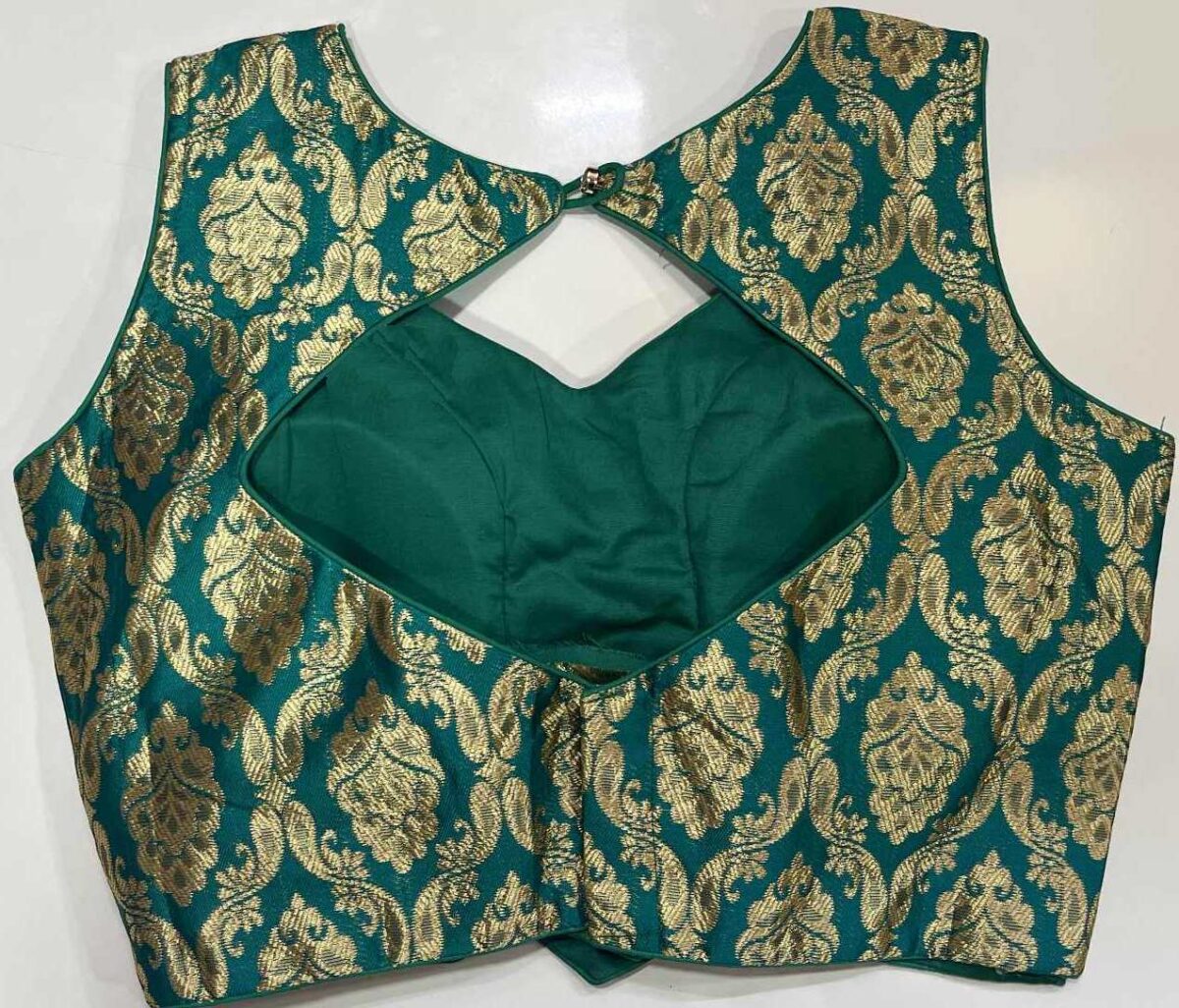 Ramar Green Color Designer Ready-made Blouse