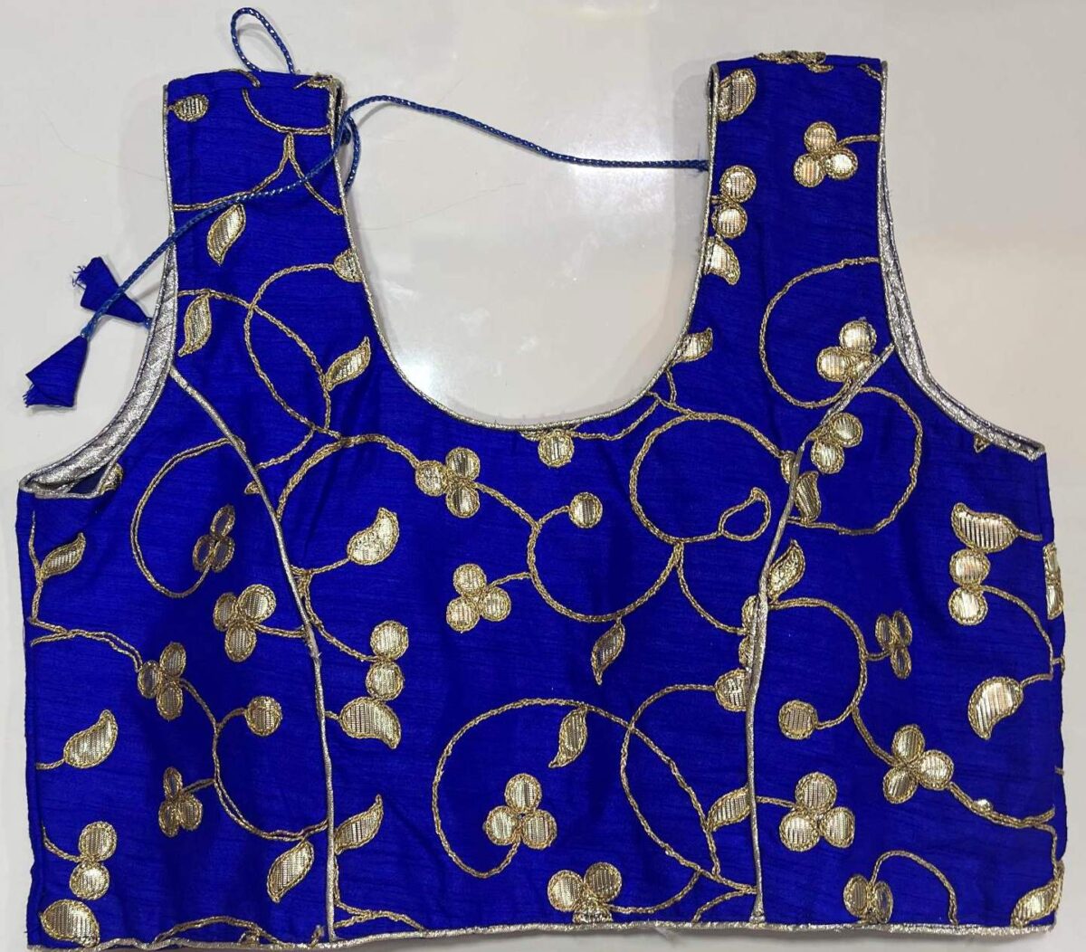 Royal Blue Color Designer Ready-made Blouse