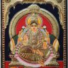 Mahakshmi Semi-Embossed Tanjore Painting