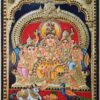 Shiva Family Tanjore Painting