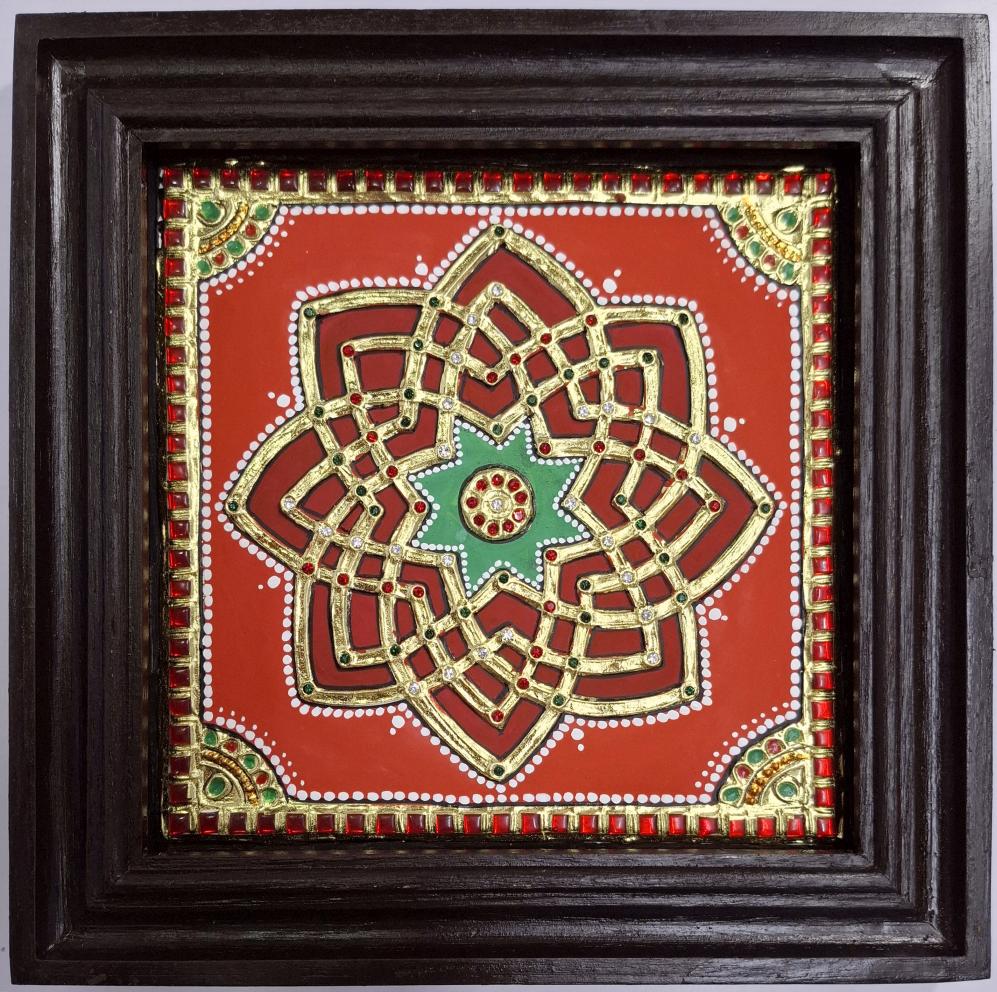 Iswarya Kolam Tanjore Painting